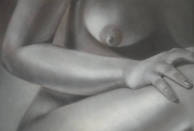 Original Figurative Nude Painting by Daniela Ciarrocchi