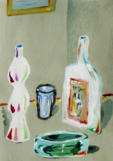 Original Expressionism Still Life Paintings by Michele Gammieri