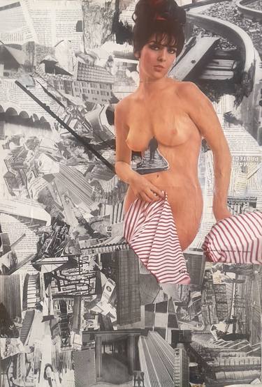 Original Contemporary Body Collage by Darcy Borg