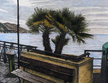 Print of Realism Seascape Drawings by Christopher Leonick