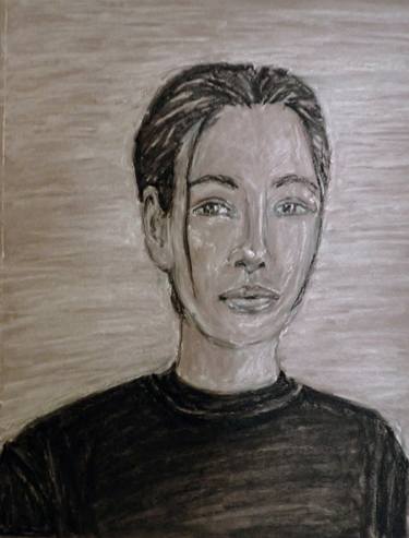 Original Realism Women Drawings by Christopher Leonick