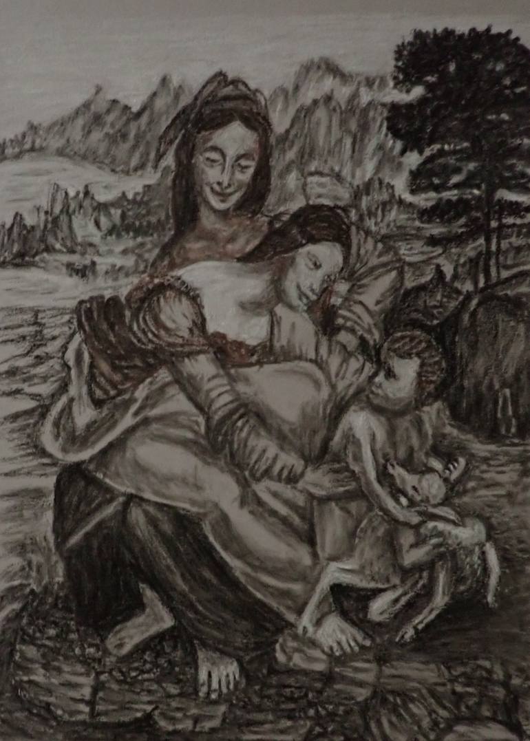 Print of Realism Religion Drawings by Christopher Leonick