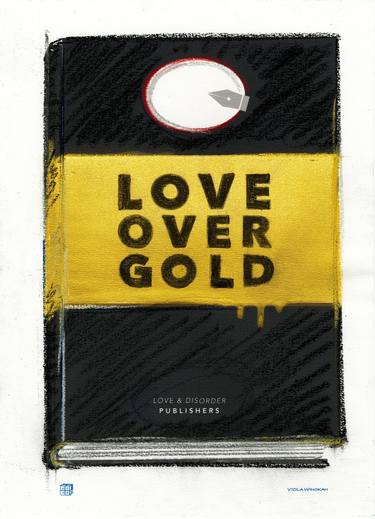 LOVE OVER GOLD ▫️ Black / Gold ▫️ S size drawing thumb
