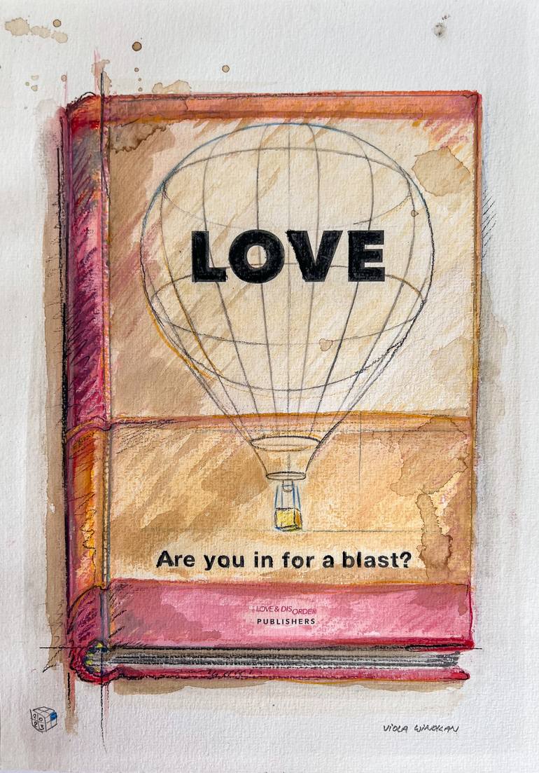 Original Contemporary Love Drawing by Viola Winokan