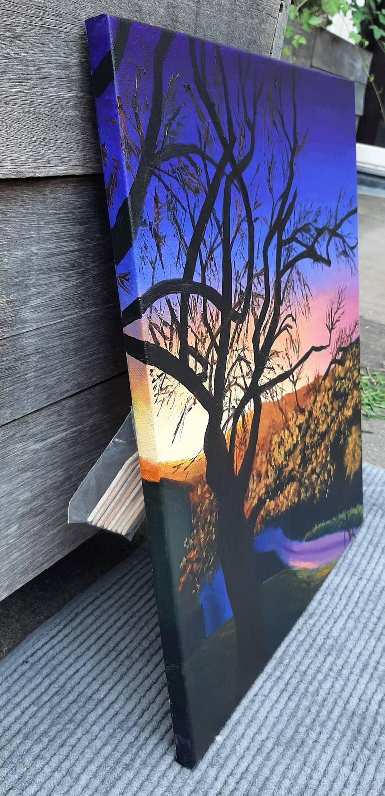 Original Realism Landscape Painting by Monica Le Crom