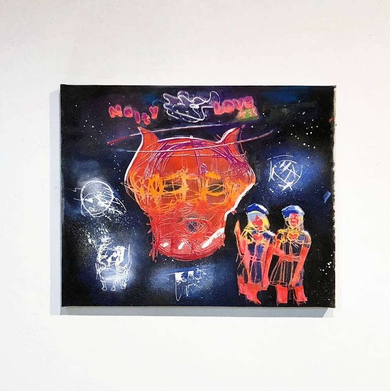 Original Contemporary People Painting by Adam Varpoll