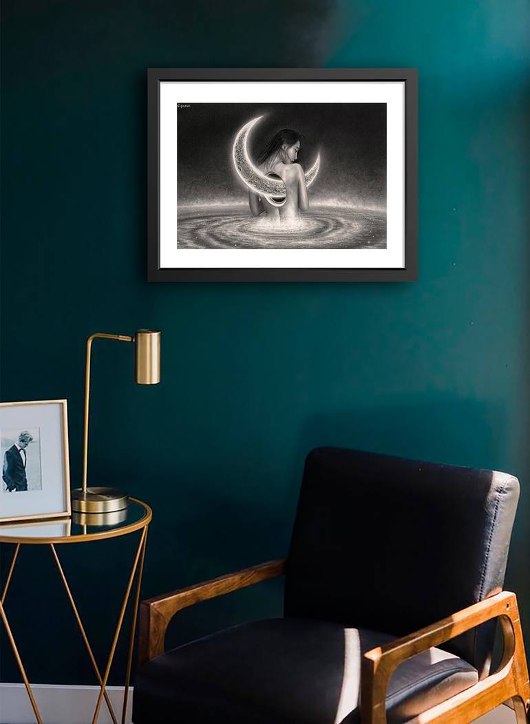 Original Contemporary Fantasy Drawing by Victor  Reyes