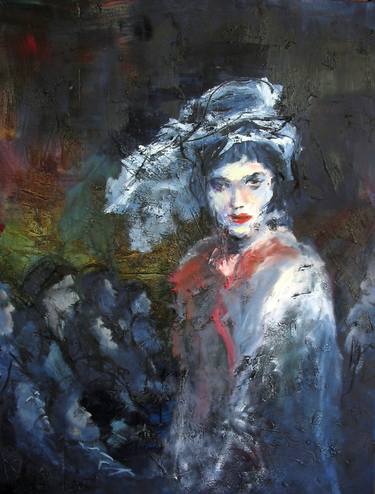 Original Expressionism People Paintings by Dganit Kislev