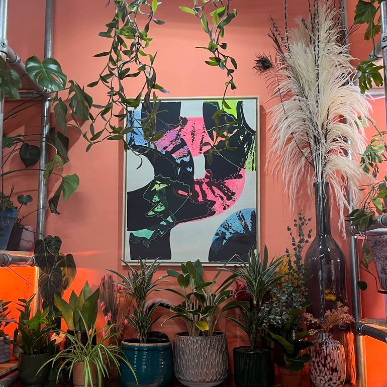 Original Abstract Painting by Nefer Tipi