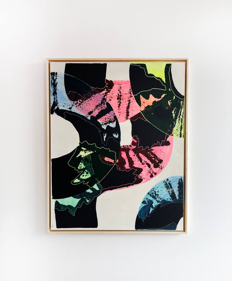 Original Abstract Painting by Nefer Tipi