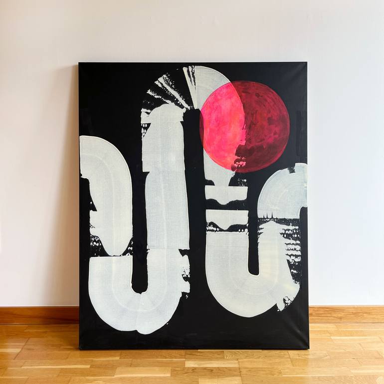 Original Contemporary Abstract Painting by Nefer Tipi