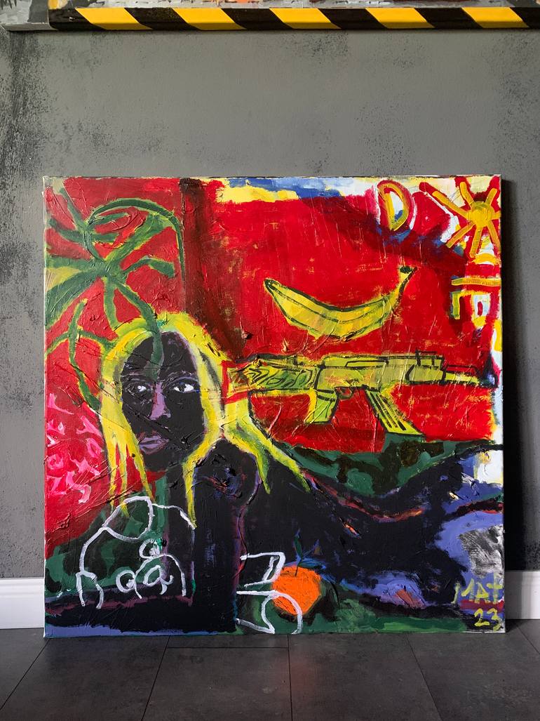 Original Figurative Politics Mixed Media by Ertan Velimatti Alagöz