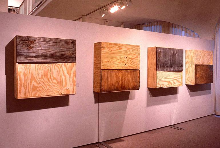 Original Installation Art Abstract Installation by Harold Kahn