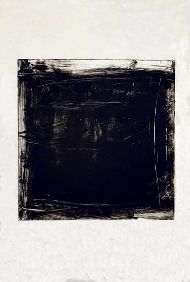 Original Abstract Expressionism Abstract Printmaking by Harold Kahn