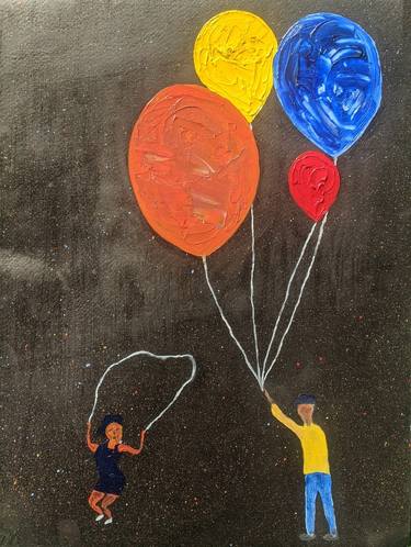 Print of Children Paintings by Flexyble Art