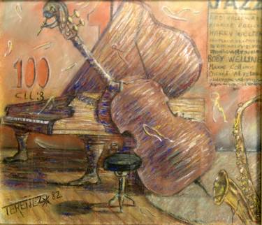 Original Expressionism Music Paintings by manuel terenez romero