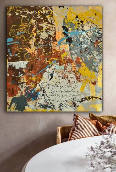 Original Abstract Expressionism Abstract Paintings by shaghayegh charoosi