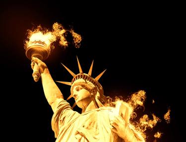 Statue of Liberty on fire thumb