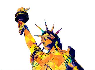 Statue of Liberty digital art deco thumb
