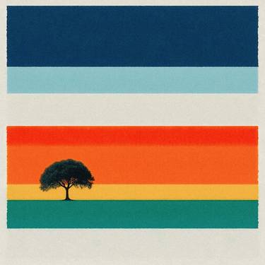 Original Color Field Painting Home Digital by Oleg Gant