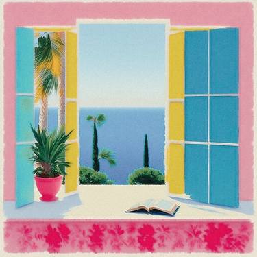 Original Color Field Painting Home Digital by Oleg Gant