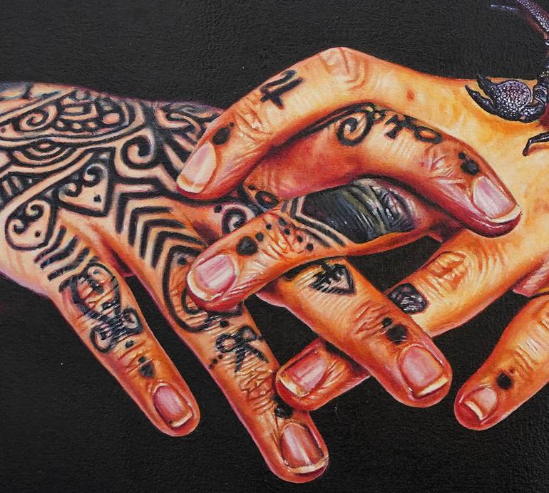 Original Realism People Painting by Gareth Funksavage