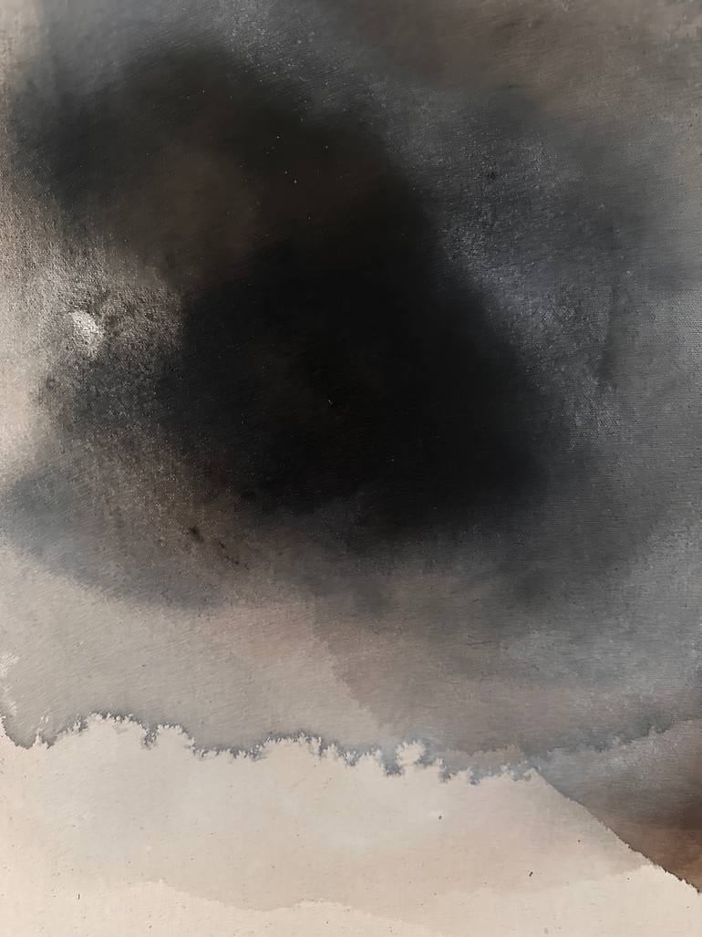 Original Bauhaus Abstract Painting by Liv Olsen