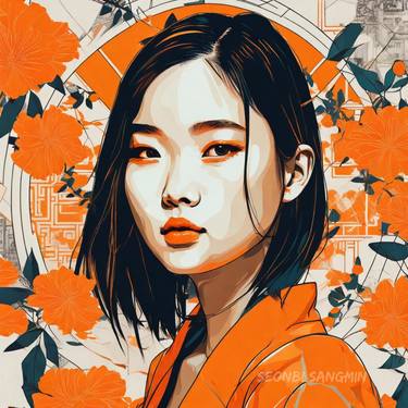 Original Pop Art Women Digital by Seonbi Sangmin