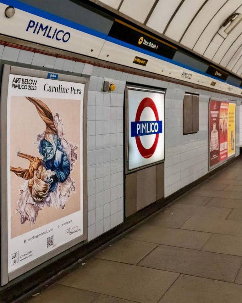 Original Contemporary Abstract Painting by Caroline Pera