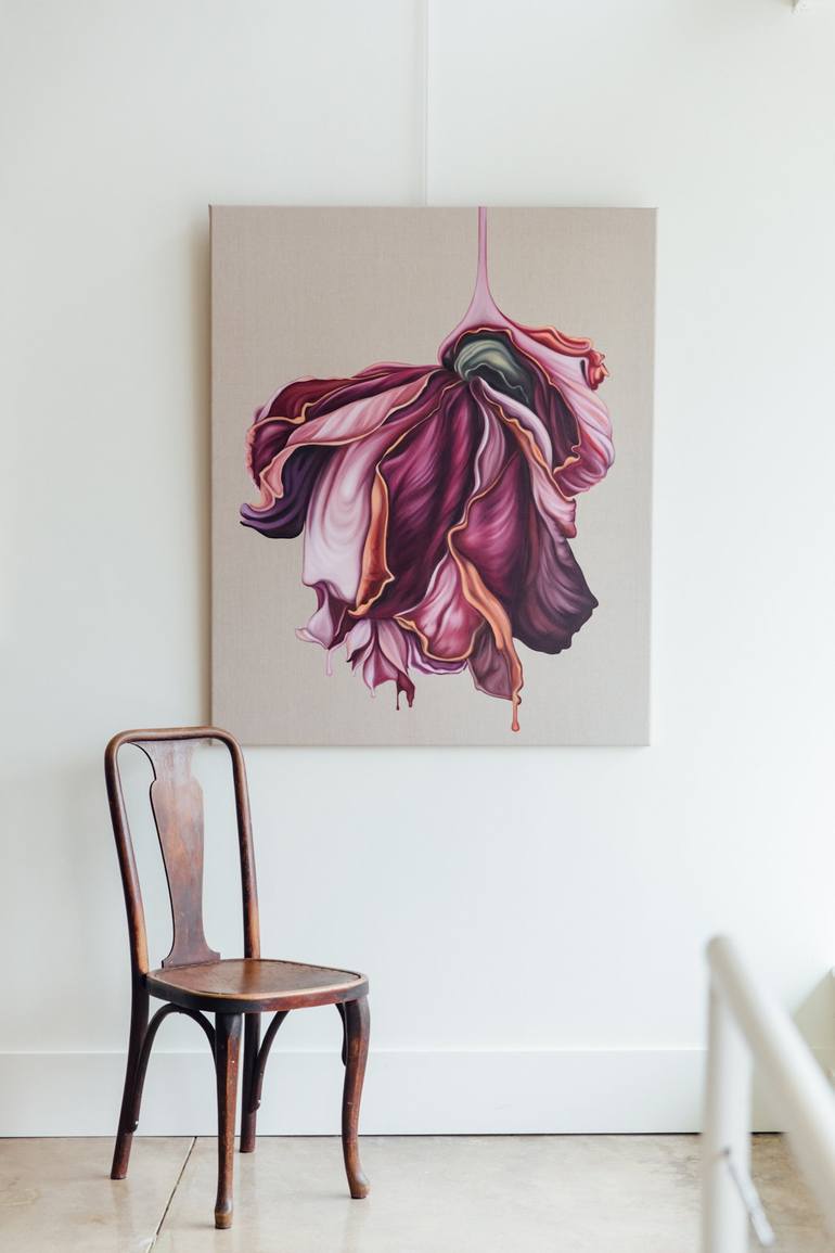 Original Floral Painting by Caroline Pera