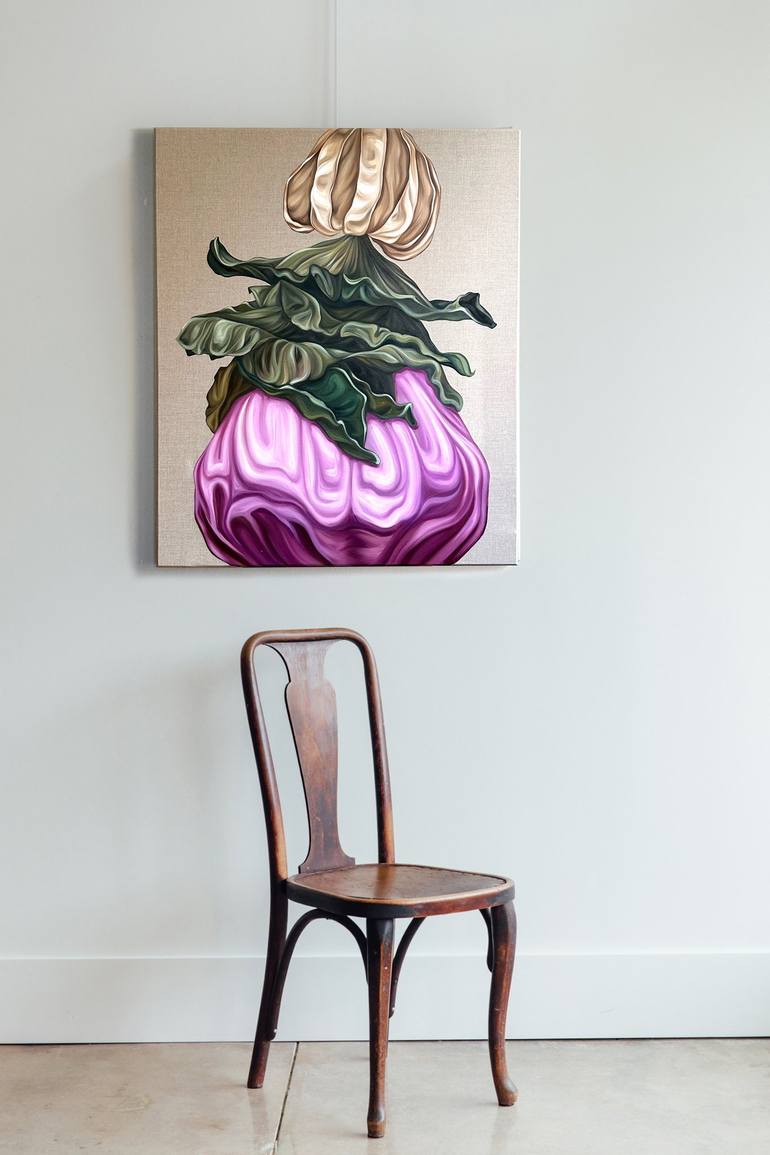 Original Art Nouveau Nature Painting by Caroline Pera
