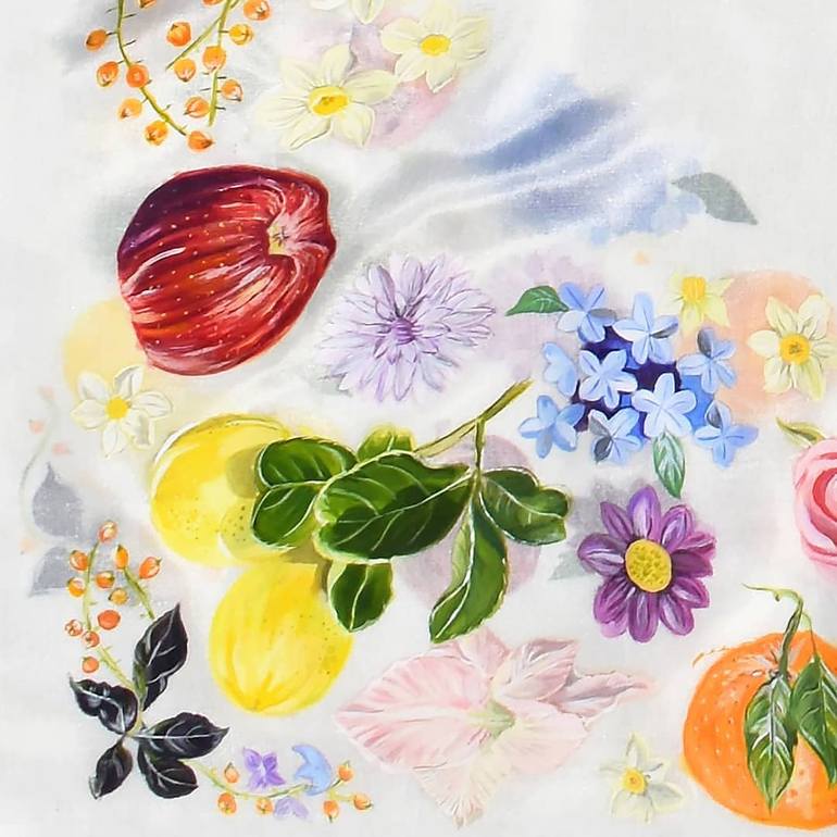 Original Floral Painting by Umber Panezai