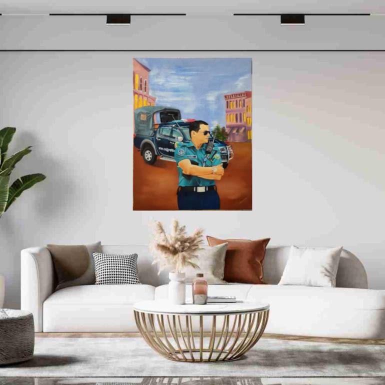 Original Figurative People Painting by Md Atikur Rahman