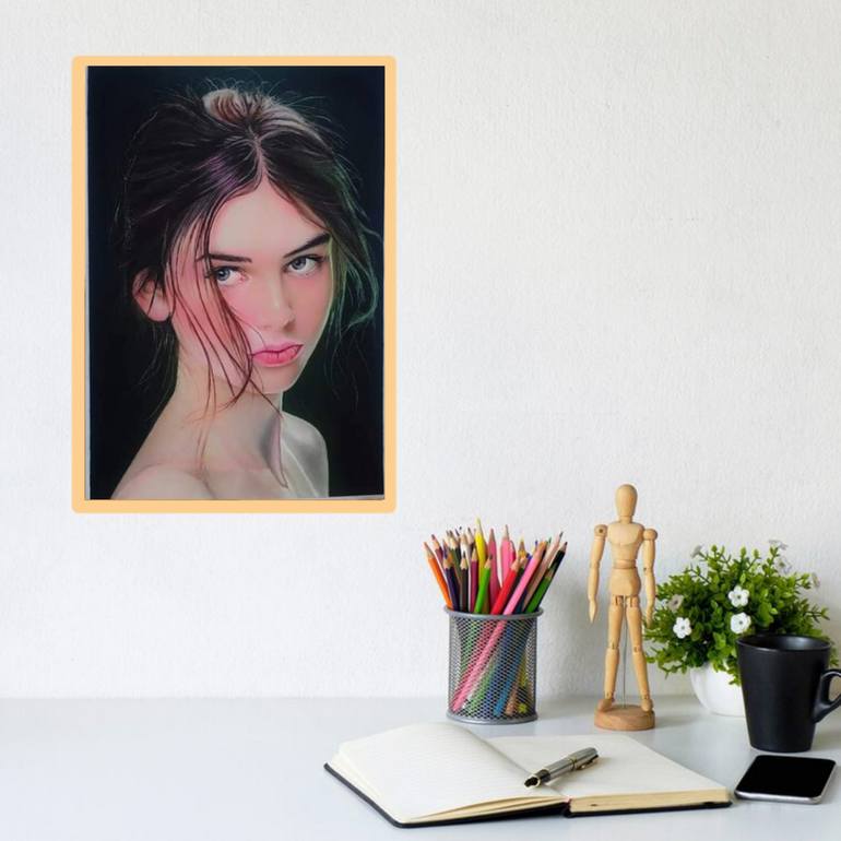 Original Figurative People Painting by Md Atikur Rahman