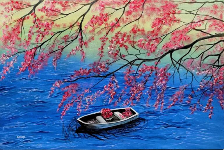 Original Contemporary Abstract Painting by Md Atikur Rahman