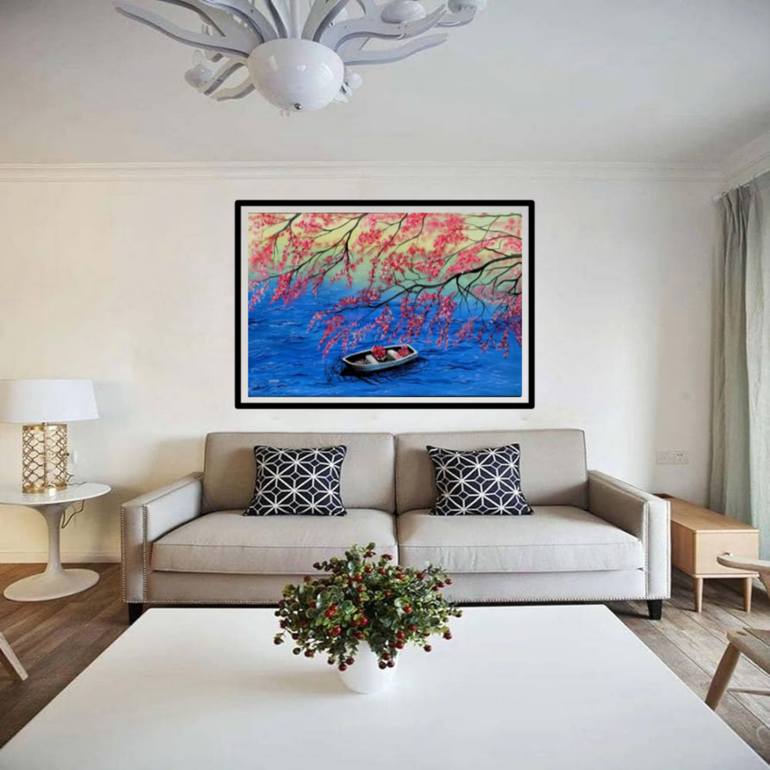 Original Contemporary Abstract Painting by Md Atikur Rahman