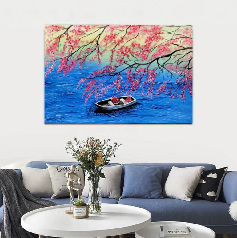 Original Contemporary Abstract Painting by Md Atikur Rahman