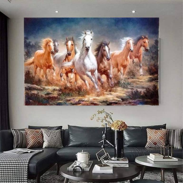 Original Realism Horse Painting by Md Atikur Rahman