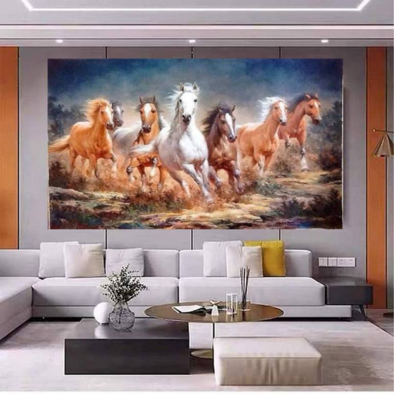 Original Realism Horse Painting by Md Atikur Rahman