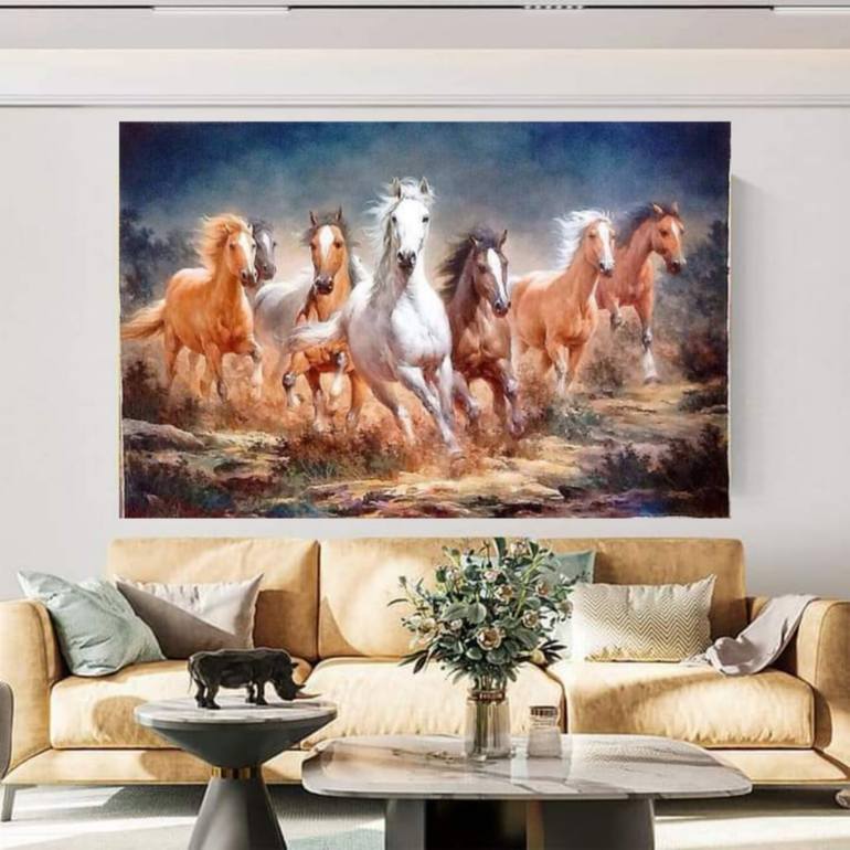 Original Realism Horse Painting by Md Atikur Rahman