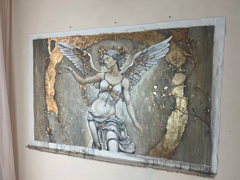 Original Art Deco Women Painting by Irina Bronnikova