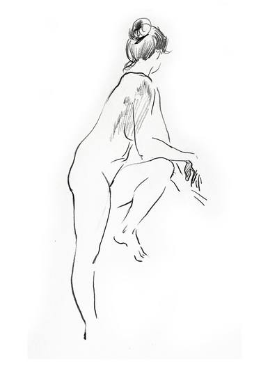 Print of Art Deco Nude Drawings by Rinat Zaripov