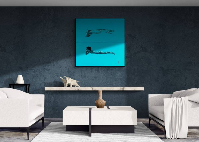 Original Contemporary Water Painting by Xavi Figueras