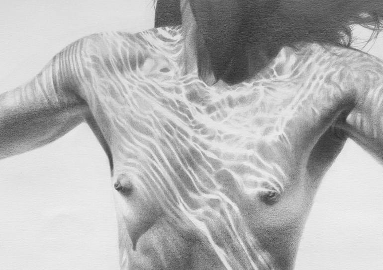 Original Contemporary Body Drawing by Xavi Figueras