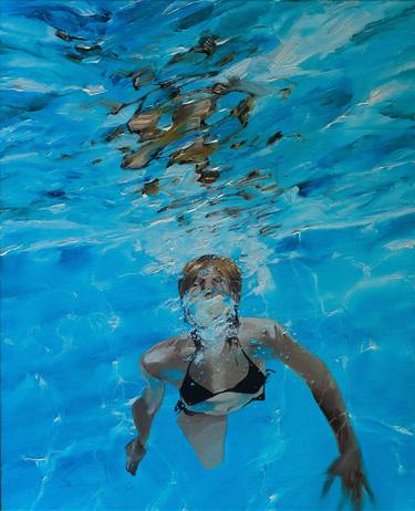 Print of Figurative Water Paintings by Xavi Figueras