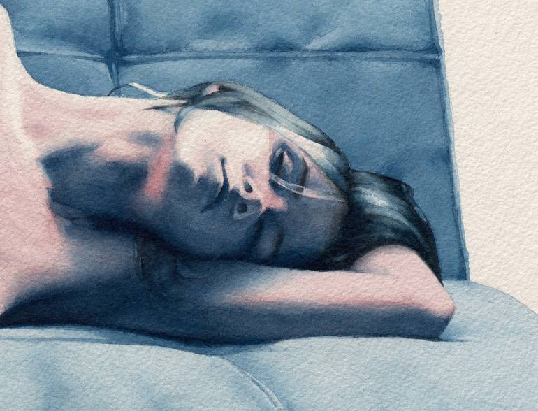Original Nude Painting by Xavi Figueras