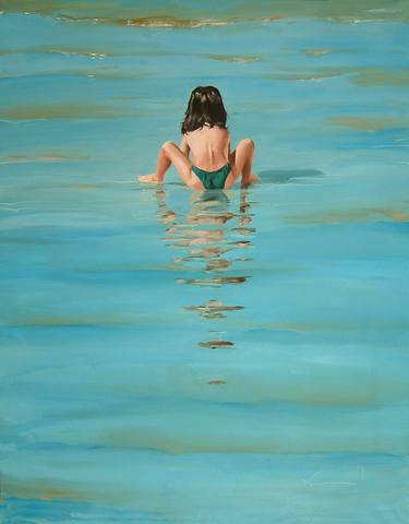 Print of Figurative Beach Paintings by Xavi Figueras