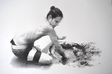 Print of Contemporary Beach Drawings by Xavi Figueras