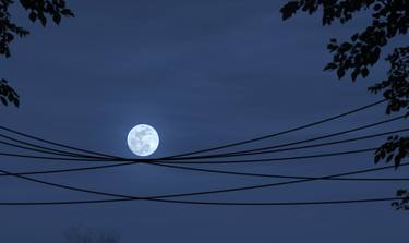 "Lunar Wire walk: When the Blue Moon Danced Above" thumb