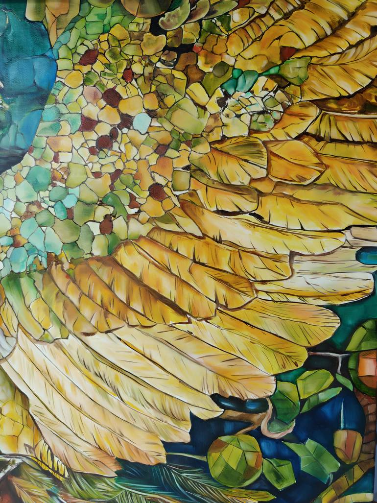 Original Abstract Fantasy Painting by Olga Van Dine